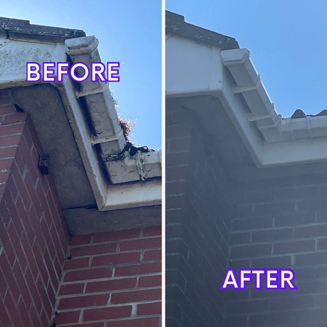 Fascia, Soffit & Bargeboard Cleaning example