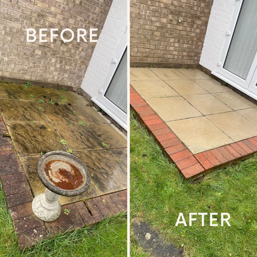 Patio & Driveway Cleaning example